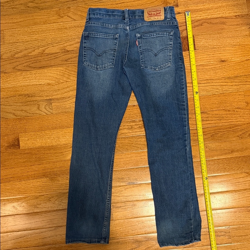 Levi's 511 Youth Dark Blue Straight Jeans - Classic Five-Pocket